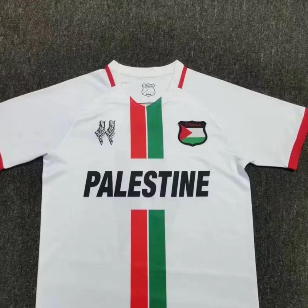 Palestine White and Red Men's Jersey